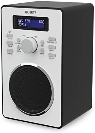 DAB/DAB+ Digital Radio | Solid Wood Cabinet | 20 Presets | LED Display